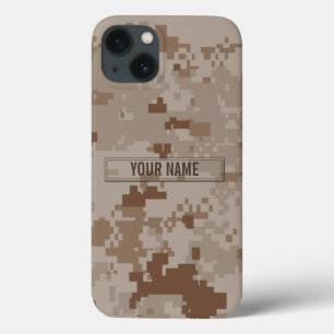 Coques Pour iPhone Camouflage numérique désert personnalisable