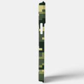 Coques Case-Mate iPhone Camouflage numérique en bois à 8 bits / Camo (Verso / Droite)