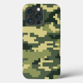 Coques Case-Mate iPhone Camouflage numérique en bois à 8 bits / Camo (Verso)