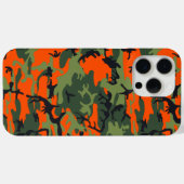 Coques Case-Mate iPhone Camouflage orange et vert, Militaire, Armée (Verso (horizontal))