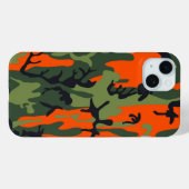 Coques Case-Mate iPhone Camouflage orange vert militaire (Verso (horizontal))