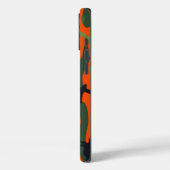 Coques Case-Mate iPhone Camouflage orange vert militaire (Verso / Gauche)