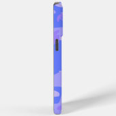 Coques Case-Mate iPhone Camouflage Pastel Blue Motif Abstrait (Verso / Droite)