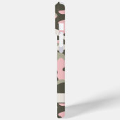 Coques Case-Mate iPhone Camouflage Personnalisé Rose et Vert (Verso / Gauche)