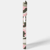 Coques Case-Mate iPhone Camouflage Personnalisé Rose et Vert (Verso / Droite)