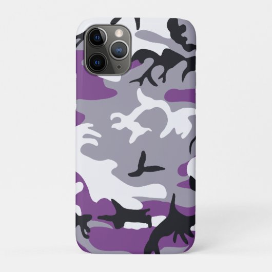 Coques Case-Mate iPhone Camouflage pourpre (Dos)
