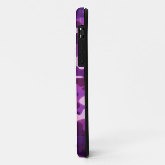 Coques Case-Mate iPhone camouflage pourpre (Dos/Gauche)