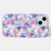 Coques Case-Mate iPhone Camouflage Purple Pastel (Verso (horizontal))