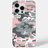 Coques Case-Mate iPhone Camouflage rose et gris, Militaire, Armée (Verso)