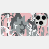 Coques Case-Mate iPhone Camouflage rose et gris, Militaire, Armée (Verso (horizontal))