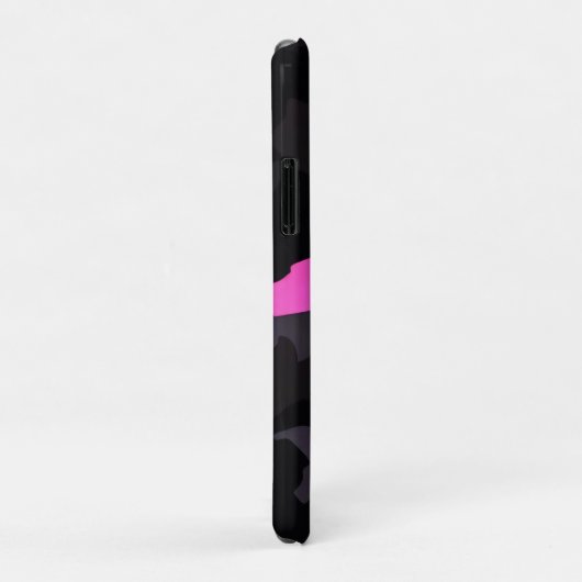 Coques Case-Mate iPhone Camouflage rose et noir (Dos/Droite)