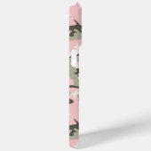Coques Case-Mate iPhone Camouflage rose et vert, Militaire, Armée (Verso / Droite)