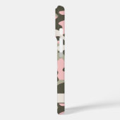 Coques Case-Mate iPhone Camouflage Rose Vert Personnalisé Brillante (Verso / Gauche)