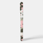 Coques Case-Mate iPhone Camouflage Rose Vert Personnalisé Brillante (Verso / Gauche)