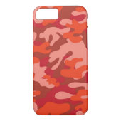 Coques Case-Mate iPhone Camouflage rouge (Dos)