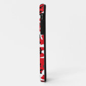 Coques Case-Mate iPhone Camouflage rouge de région boisée (Dos/Gauche)