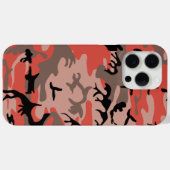 Coques Case-Mate iPhone Camouflage rouge et Brown, Armée (Verso (horizontal))