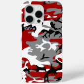 Coques Case-Mate iPhone Camouflage rouge et gris, Militaire, Armée (Verso)