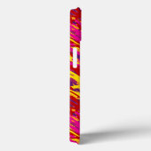 Coques Case-Mate iPhone Camouflage rouge et jaune (Verso / Droite)