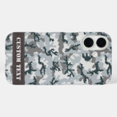 Coques Case-Mate iPhone Camouflage urbain (Verso (horizontal))