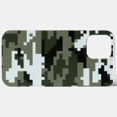 Coques Case-Mate iPhone Camouflage urbain numérique à 8 bits / Camo (Verso (horizontal))