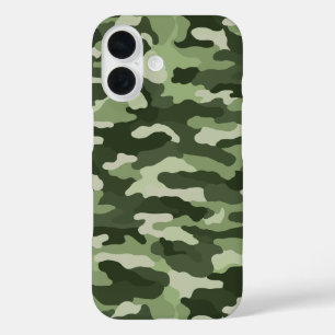 Coques iPhone 16 Camouflage vert