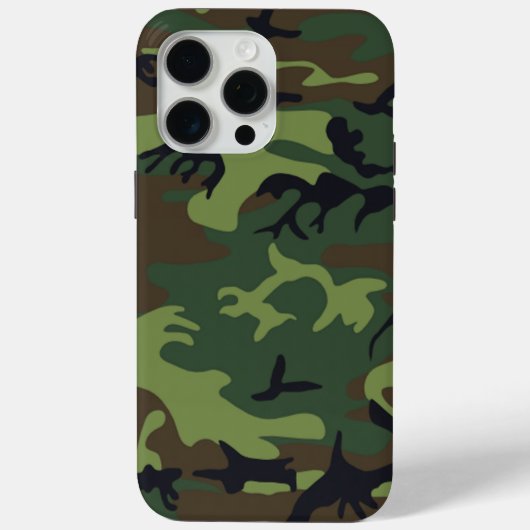 Coques Case-Mate iPhone Camouflage vert militaire (Verso)
