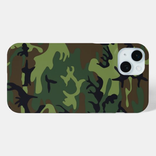 Coques Case-Mate iPhone Camouflage vert militaire (Verso (horizontal))