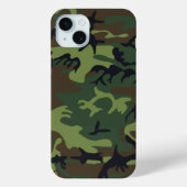Coques Case-Mate iPhone Camouflage Vert Militaire iPhone 15 Plus (Verso)
