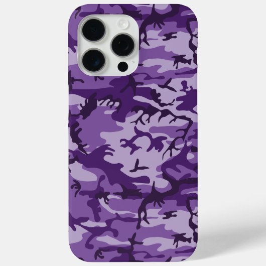 Coques Case-Mate iPhone Camouflage violet, Armée (Verso)