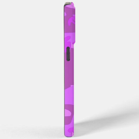 Coques Case-Mate iPhone Camouflage violet clair (Verso / Droite)