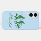 Coques Case-Mate iPhone Camp de cyclisme Vie Bleu Glaçé (Verso (horizontal))