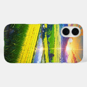 Coques Case-Mate iPhone Campagne d'été d'or (Verso (horizontal))