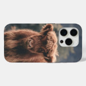 Coques Case-Mate iPhone Campagne d'herbe d'automne de la vache de haute-te (Verso (horizontal))