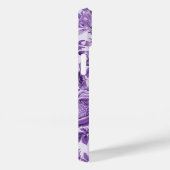 Coques Case-Mate iPhone Campagne française Toile de Jouy Purple (Verso / Droite)