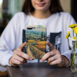 Case-Mate iPhone Case Campagne toscane Italie van Gogh<br><div class="desc">une belle peinture en style van Gogh de la campagne toscane en Italie</div>