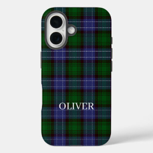 Coques iPhone 16 Campbell Tartan Green Plaid
