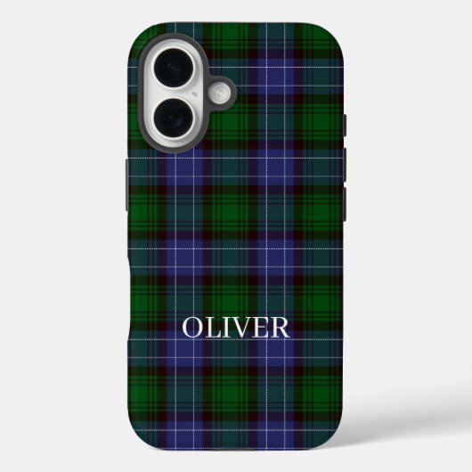 Coques Case-Mate iPhone Campbell Tartan Green Plaid (Verso)