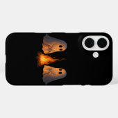 Coques Case-Mate iPhone Campement fantôme effrayant au feu de camp dans la (Verso (horizontal))