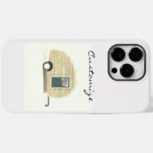 Coques Case-Mate iPhone Camper à goutte de larme rétro customisé (Verso (horizontal))