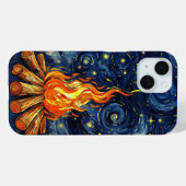 Coques Case-Mate iPhone Campfire Van Gogh Style (Verso (horizontal))