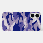 Coques Case-Mate iPhone Camping Chasse Camping Camouflage bleu (Verso (horizontal))