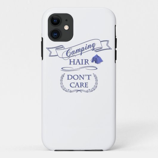Coques Case-Mate iPhone Camping Cheveux s'en fiche (Dos)