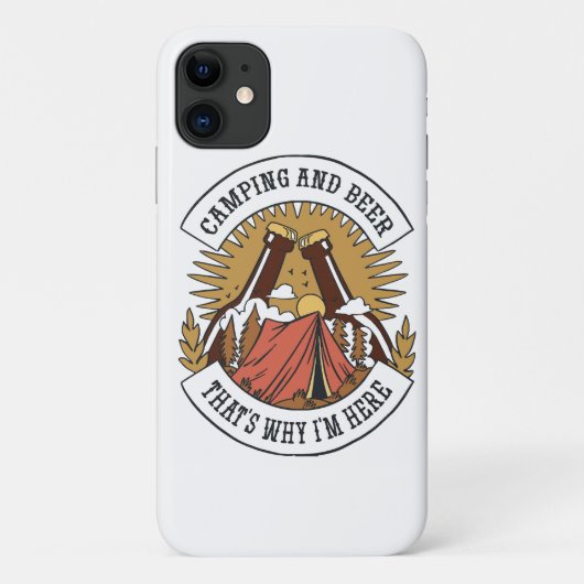 Coques Case-Mate iPhone Camping et Bière (Dos)