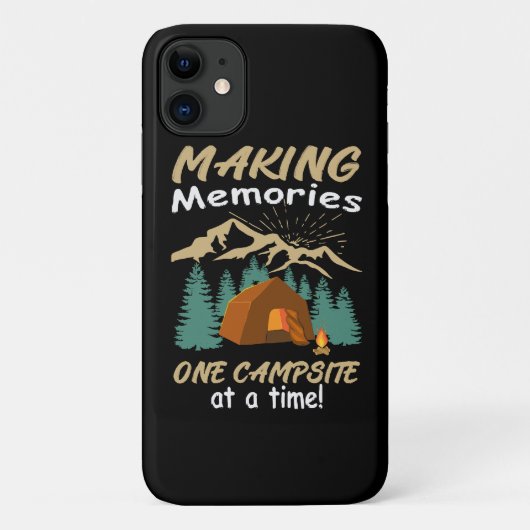 Coques Case-Mate iPhone CAMPING Faire des souvenirs (Dos)