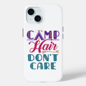 Coques Case-Mate iPhone Camping Hair Don't care Camper Camping Glamper (Verso)