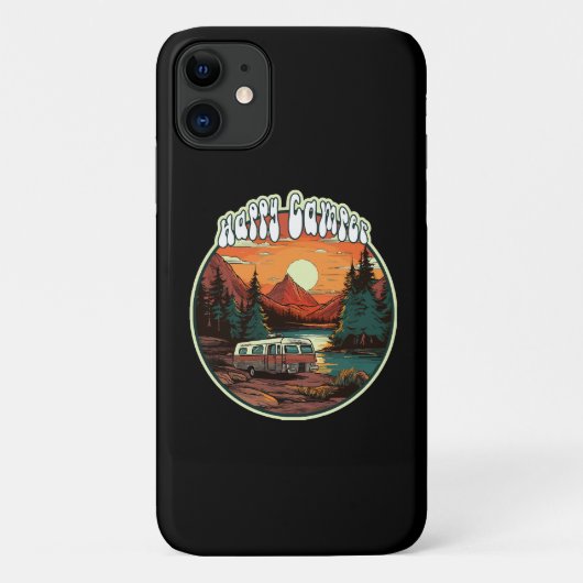 Coques Case-Mate iPhone Camping heureux (Dos)
