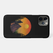 Coques Case-Mate iPhone Camping nature coucher de soleil (Dos (Horizontal))