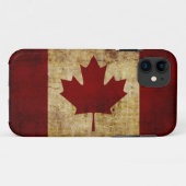 Coques Case-Mate iPhone Canada/drapeau crasseux (Dos (Horizontal))