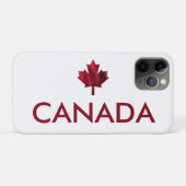 Coques Case-Mate iPhone Canada et Feuille d'érable rouge (Dos (Horizontal))